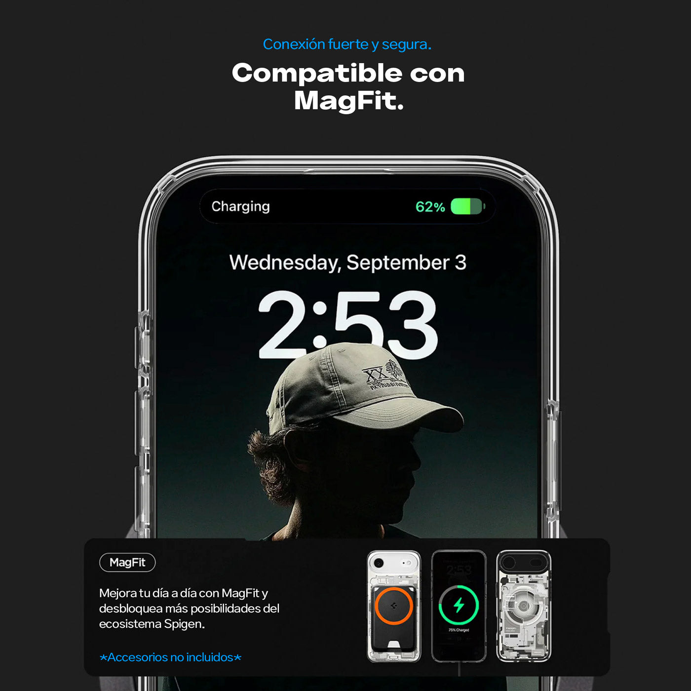 Case Spigen Ultra Hybrid Zero One Mag Fit iPhone 17 Air (MagSafe) - Black