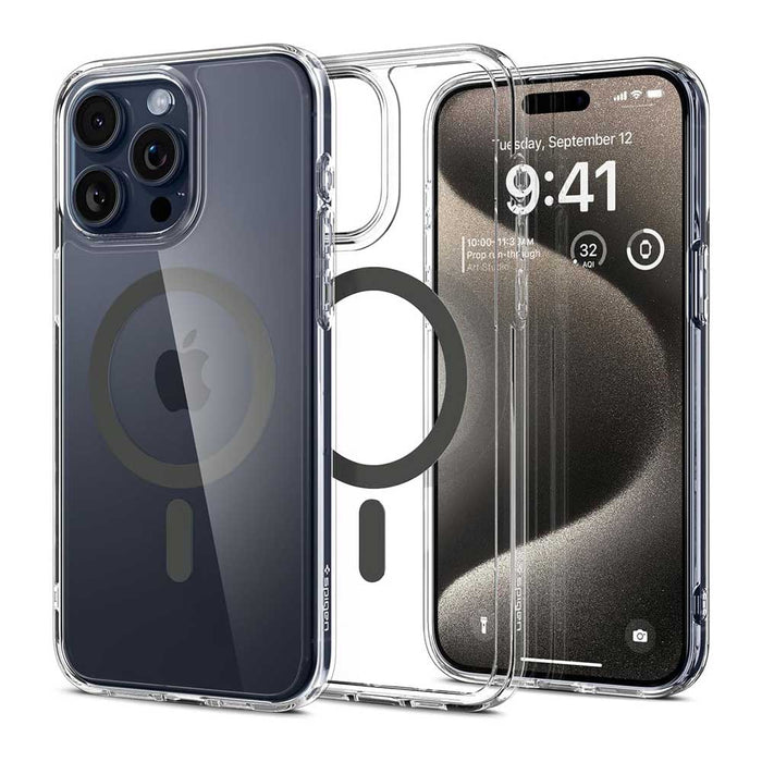 Case Spigen Ultra Hybrid Mag iPhone 15 Pro Max (MagSafe) - Graphite