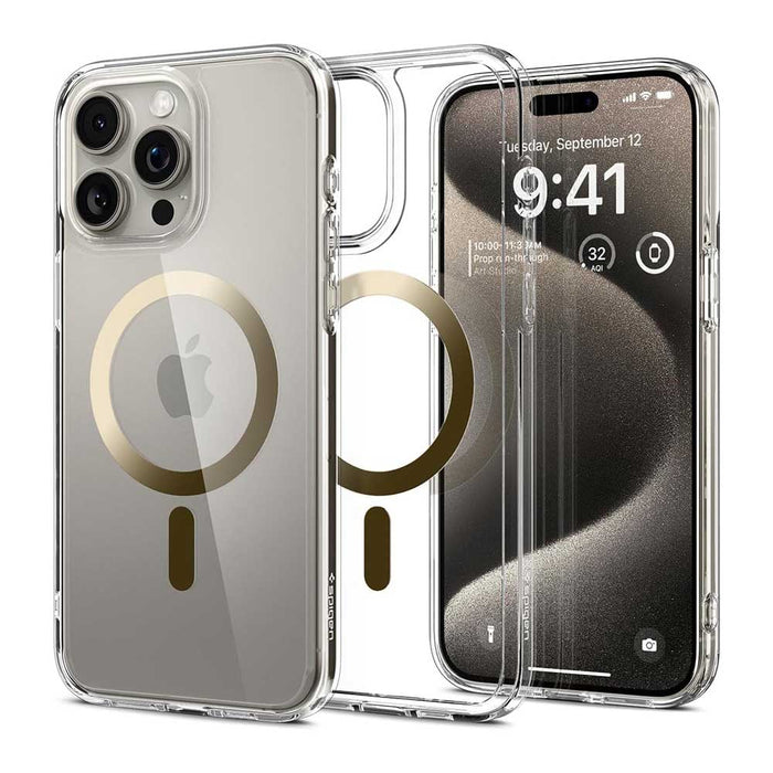 Case Spigen Ultra Hybrid Mag iPhone 15 Pro Max (MagSafe) - Gold