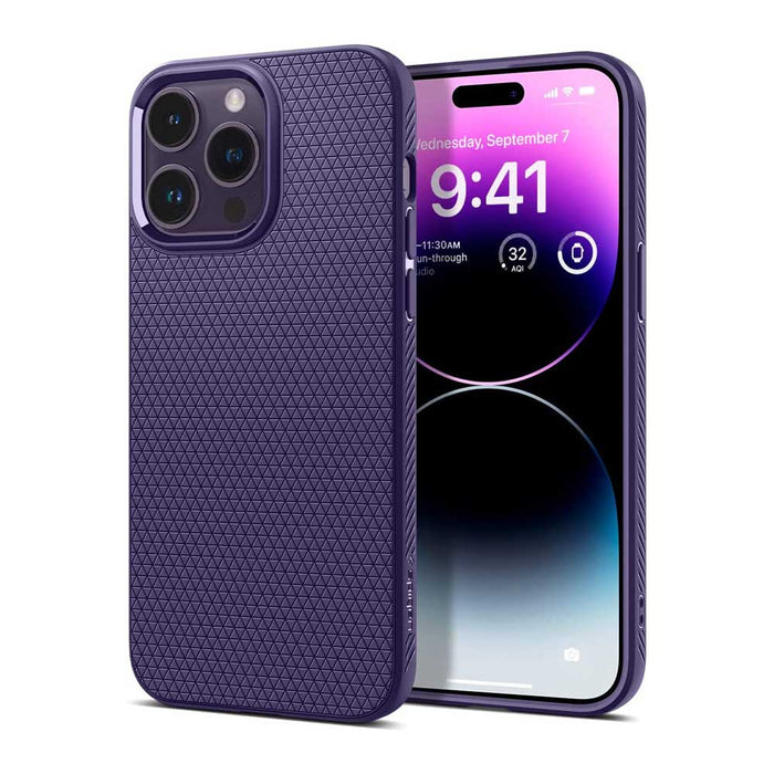 Case Spigen Liquid Air Armor iPhone 14 Pro Max - Deep Purple