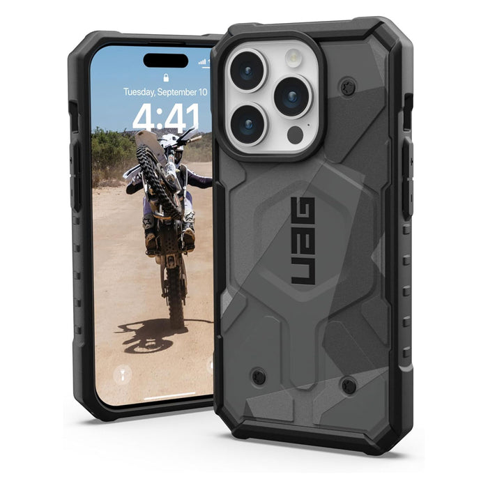 Case UAG Pathfinder SE iPhone 15 Pro (MagSafe) - Geo Camo