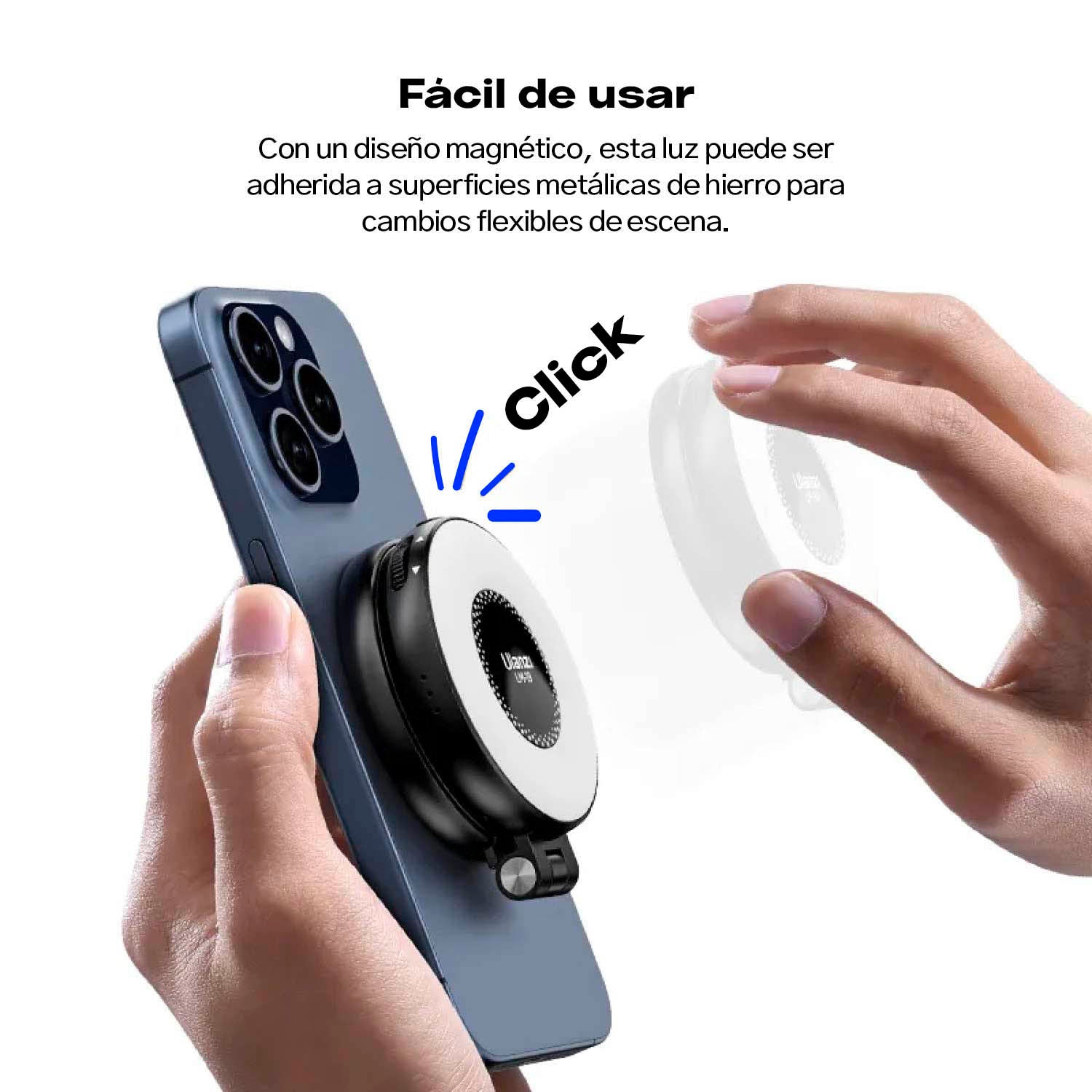 Luz Ulanzi Aro LED MagSafe para Celular