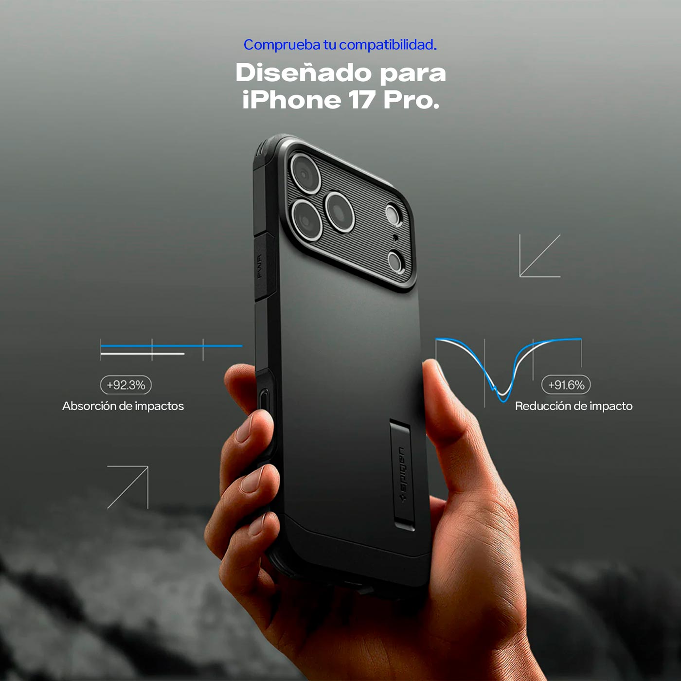 Case Spigen Tough Armor T iPhone 17 Pro (MagSafe)