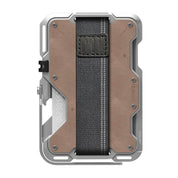 Smart Wallet Aulumu Stand Metal Leather (MagSafe) RFID