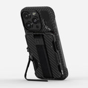 Smart Wallet Aulumu Stand Metal Carbon Fiber (MagSafe) RFID