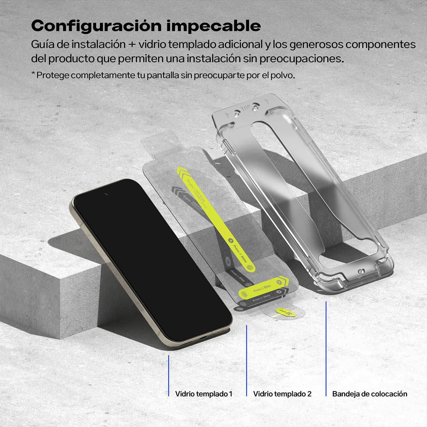 Protector de Pantalla Vidrio Ringke Easy Slide Pixel 9 Pro XL (2 UND)