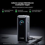 Power Bank Anker Prime 9600 Mah 65W Tipo C + Cable