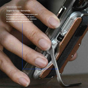 Smart Wallet Aulumu Stand Metal Leather (MagSafe) RFID