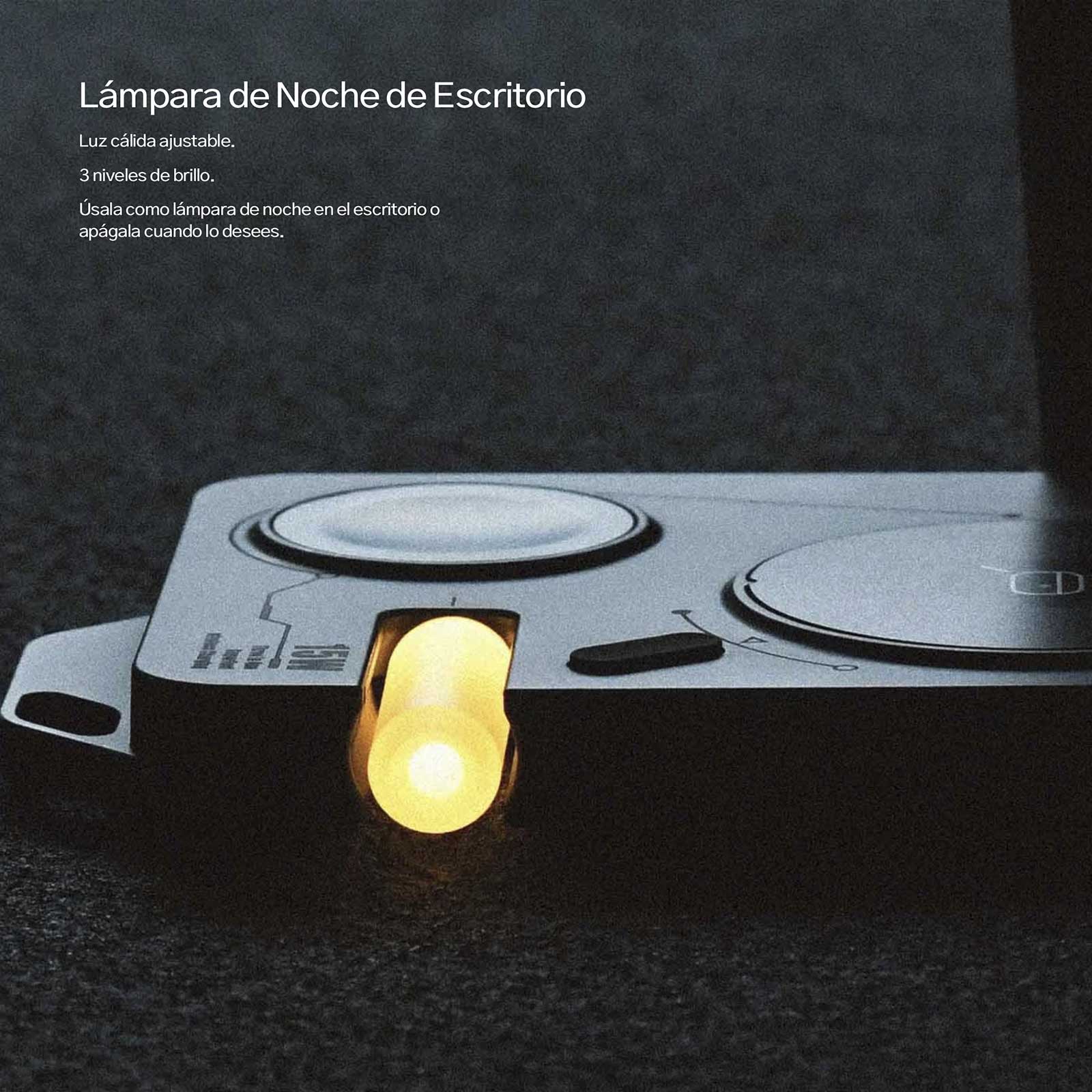 Stand Cargador Inalámbrico Aulumu Folding Qi2 4 en 1 (MagSafe)