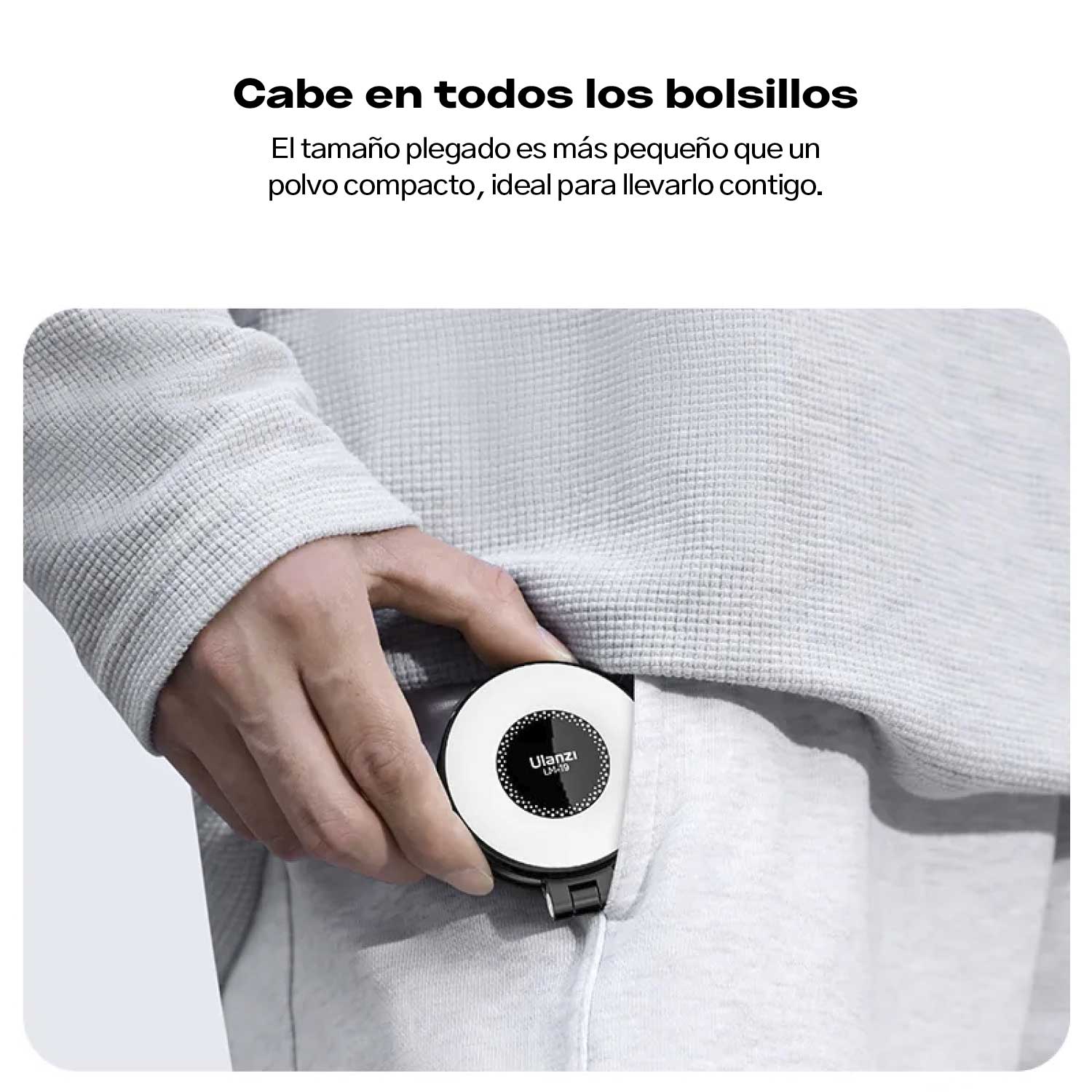 Luz Ulanzi Aro LED MagSafe para Celular
