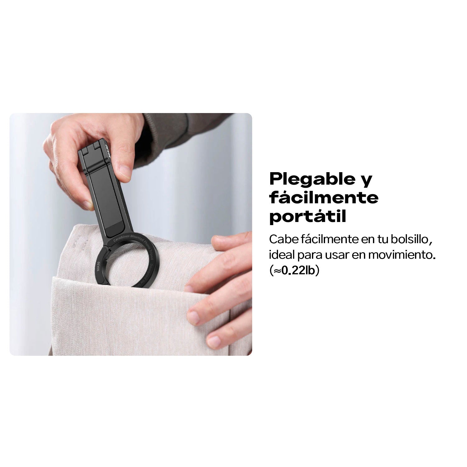 Trípode Ulanzi MagSafe con Mosquetón para Celular