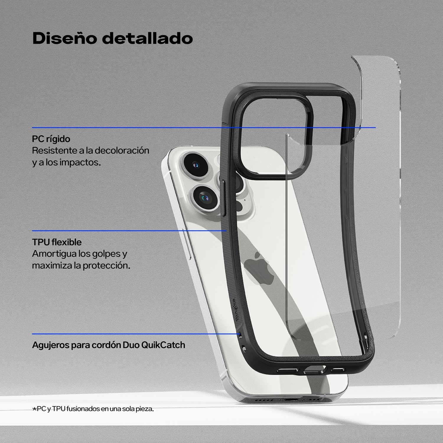 Case Ringke Fusion Bold iPhone 15 Pro Max - Black - Ringke - Funda1 - 5 - 9 / CRFBIPH15PM - BCKDastore