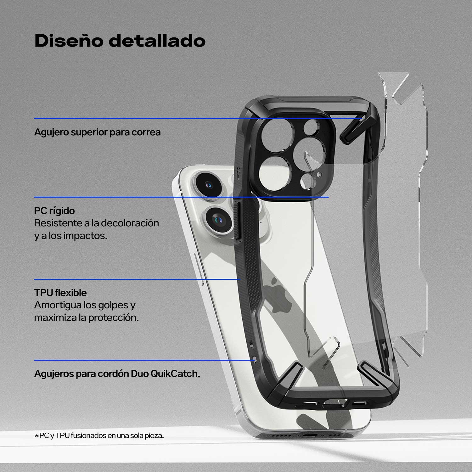 Case Ringke Fusion X iPhone 15 Pro Max - Ringke - Funda1 - 1 - 8 / CRFXIPH15PM - BCKDastore