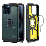 Case Spigen Tough Armor Mag iPhone 15 Pro Max (MagSafe) - Abyss Green - Spigen - Funda4 - 6 - 2 / CSTAMIP15PMMS - AGDastore