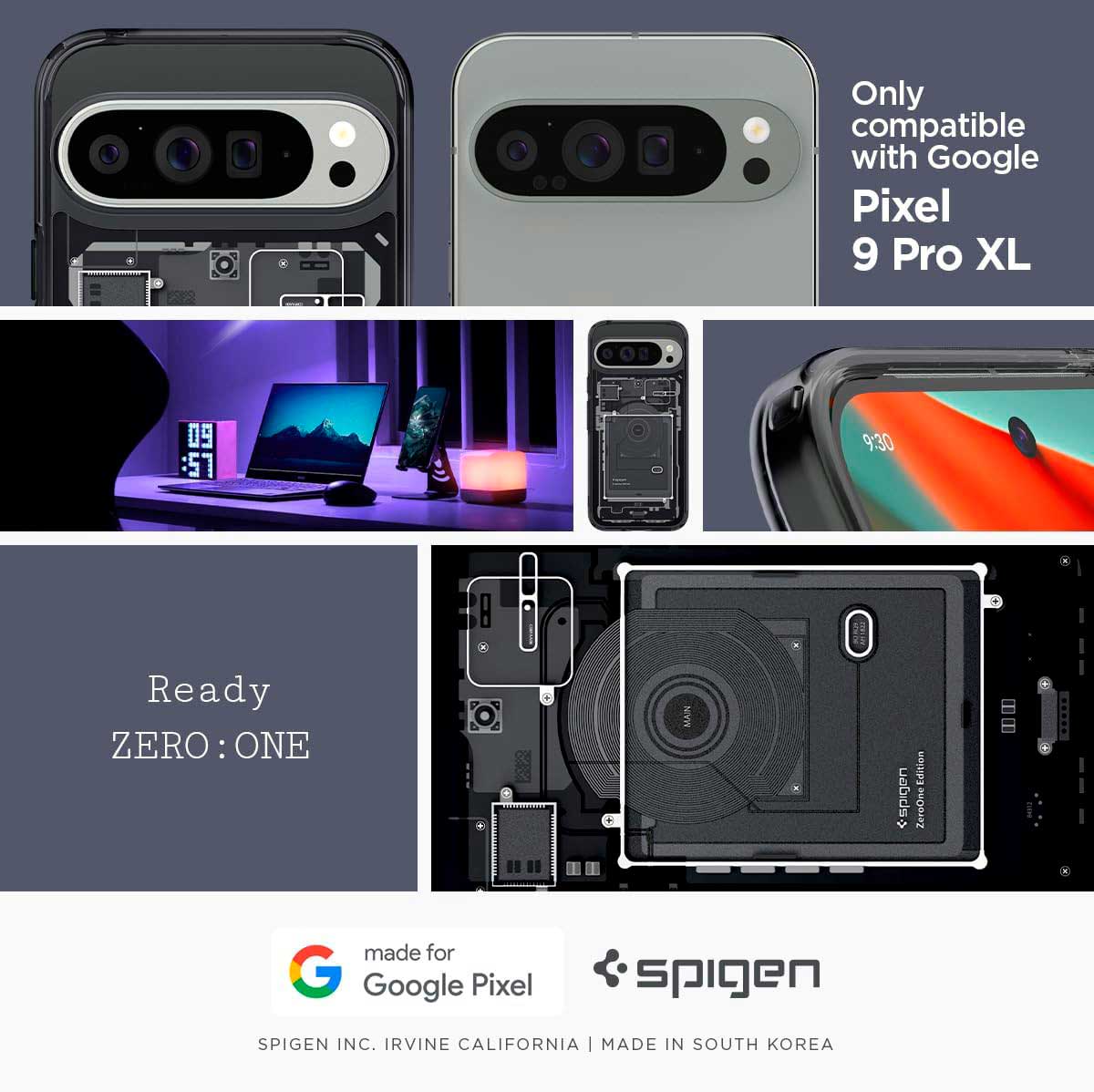Case Spigen Ultra Hybrid Zero One Pixel 9 Pro XL - Spigen - Funda4 - 7 - 1 / CSUHZOP9PXL - BCKDastore