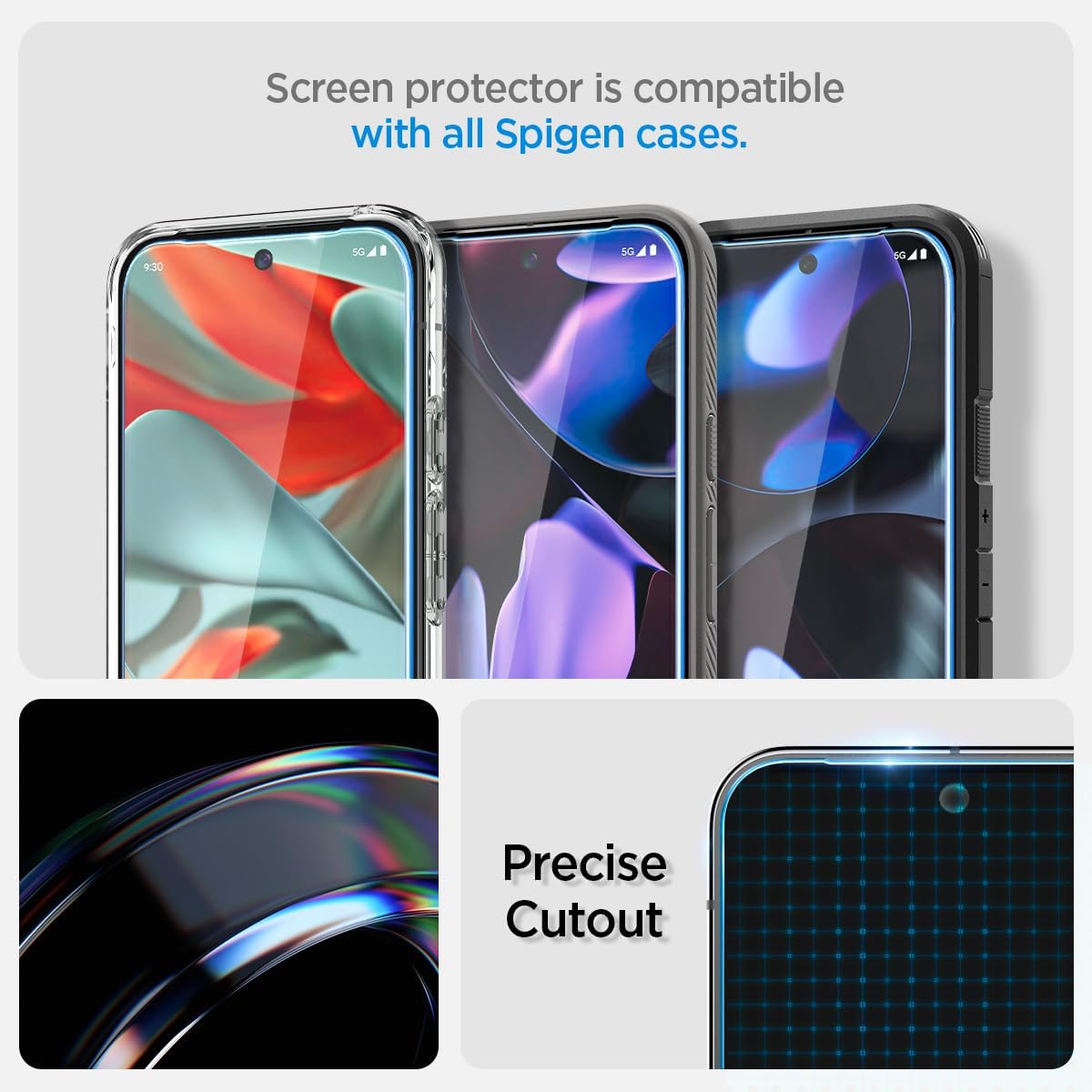 Protector de pantalla Spigen EZ FIT GLAS.tR Pixel 9 Pro XL (2 UND) - Spigen - Protector de pantalla7 - 2 - 3 / PSEZFITGLASPX9PXLDastore
