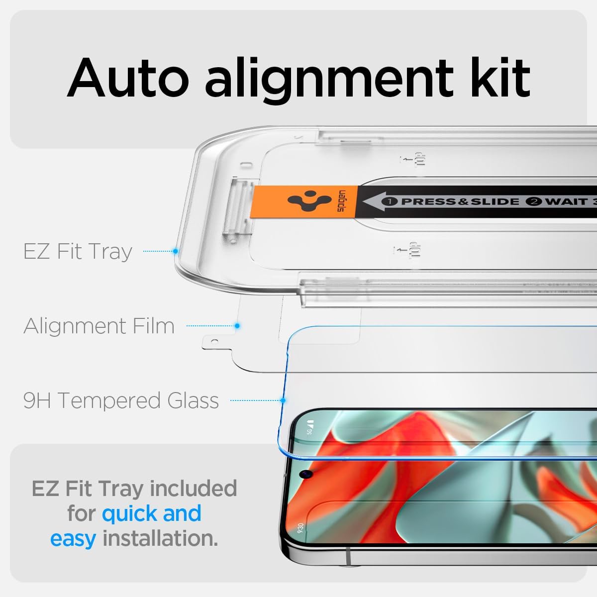 Protector de pantalla Spigen EZ FIT GLAS.tR Pixel 9 Pro XL (2 UND) - Spigen - Protector de pantalla7 - 2 - 3 / PSEZFITGLASPX9PXLDastore