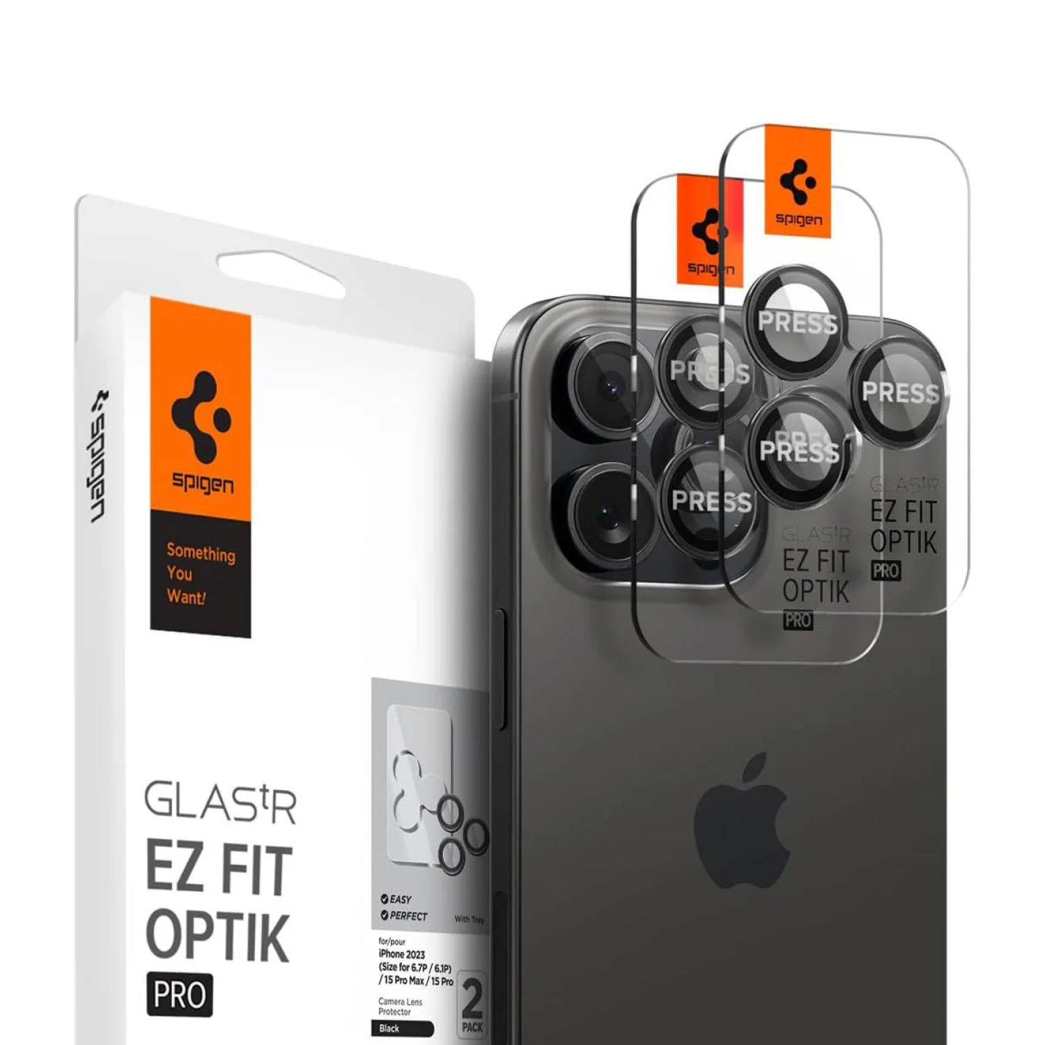 Spigen Protector de lente iPhone 16 Pro / iPhone 16 Pro Max / iPhone 15 Pro / iPhone 15 Pro Max / iPhone 14 Pro / iPhone 14 Pro Max (2 Pack) - Spigen - Protector de cámara7 - 1 - 3 / PCSEZFIPH15PM - BCKDastore