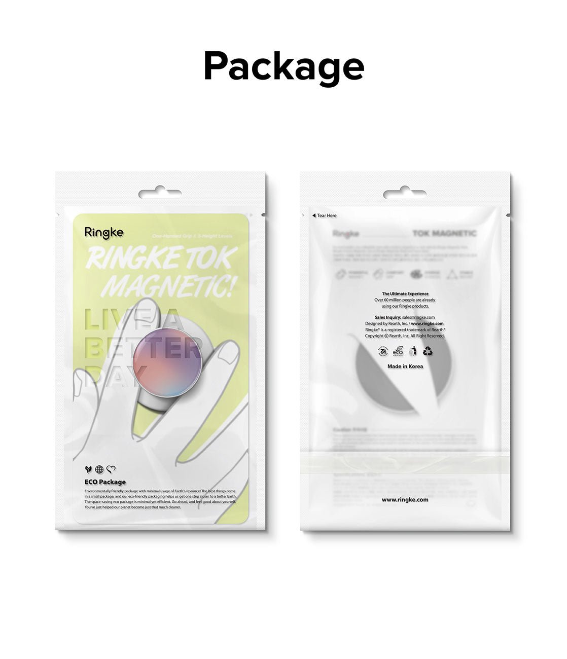 Sujetador Ringke Tok MagSafe - Pop Socket - Ringke - Sujetador6 - 7 - 1 / RTM - PSGADastore