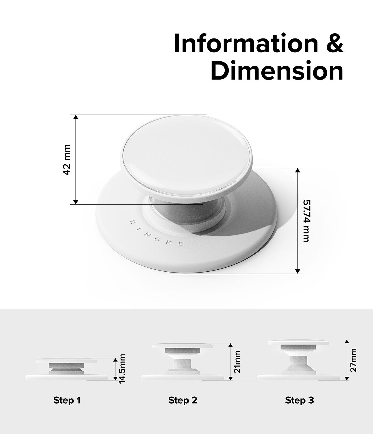 Sujetador Ringke Tok MagSafe - Pop Socket - Ringke - Sujetador6 - 1 - 11 / RTM - PSGWDastore