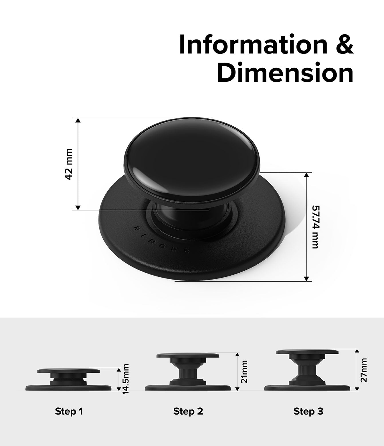 Sujetador Ringke Tok MagSafe - Pop Socket - Ringke - Sujetador6 - 1 - 12 / RTM - PSGBDastore