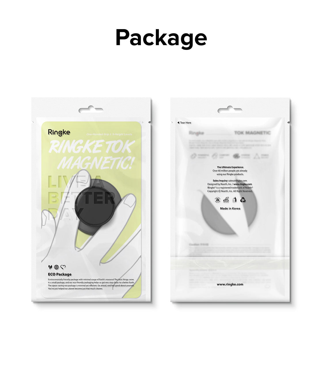 Sujetador Ringke Tok MagSafe - Pop Socket - Ringke - Sujetador6 - 1 - 12 / RTM - PSGBDastore