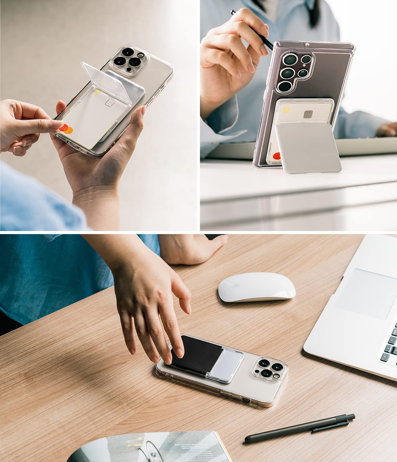 Tarjetero Ringke Card Holder Stand Slot (Magsafe) - Ringke - Tarjetero6 - 6 - 9 / RTMSSCH - CLBCKDastore