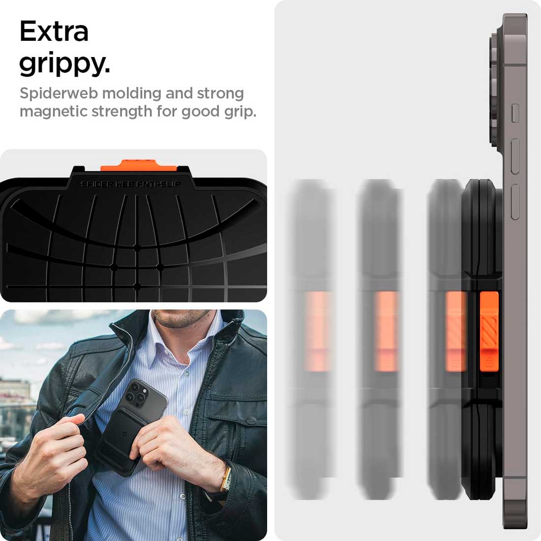 Tarjetero Spigen Lock Fit Wallet MagSafe - Spigen - Tarjetero6 - 3 - 8 / TSLFMDastore