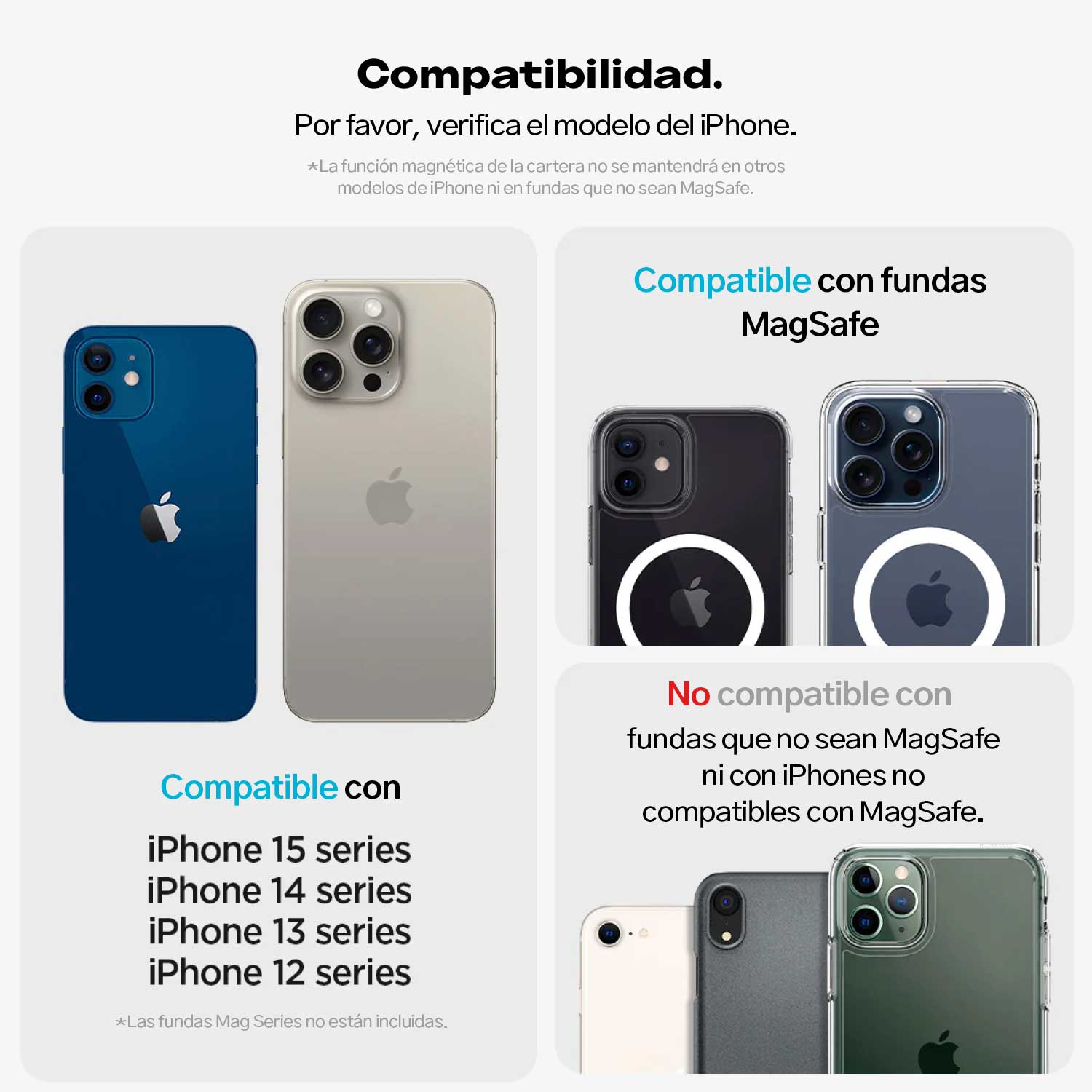 Tarjetero Spigen Smart Fold Wallet (MagSafe) - Spigen - Tarjetero5 - 8 - 7 / TSSFWMS - BLDastore