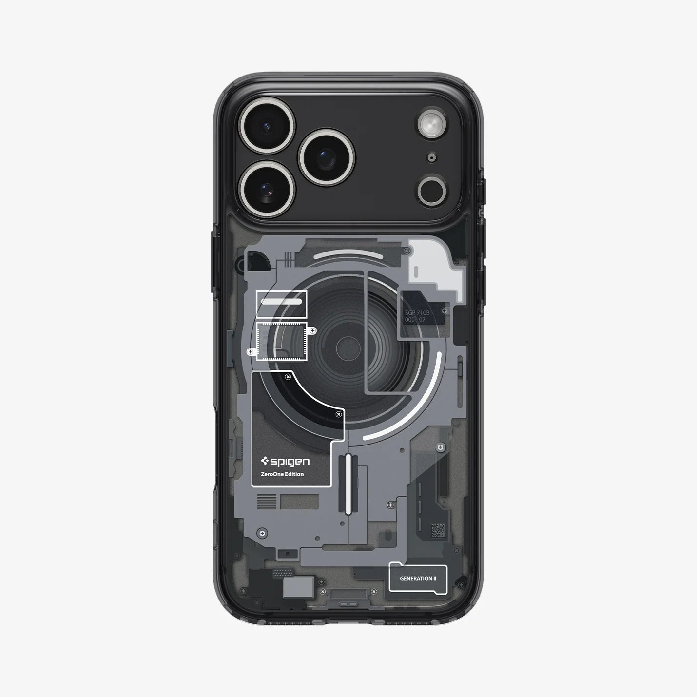 Case Spigen Ultra Hybrid Zero One Mag Fit iPhone 17 Pro Max (MagSafe) - Black