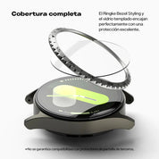 Case Ringke Bezel Styling + Protector de Pantalla Vidrio Galaxy Watch 7 (44mm)