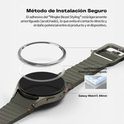 Case Ringke Bezel Styling + Protector de Pantalla Vidrio Galaxy Watch 7 (44mm)