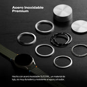Case Ringke Bezel Styling + Protector de Pantalla Vidrio Galaxy Watch 7 (44mm)