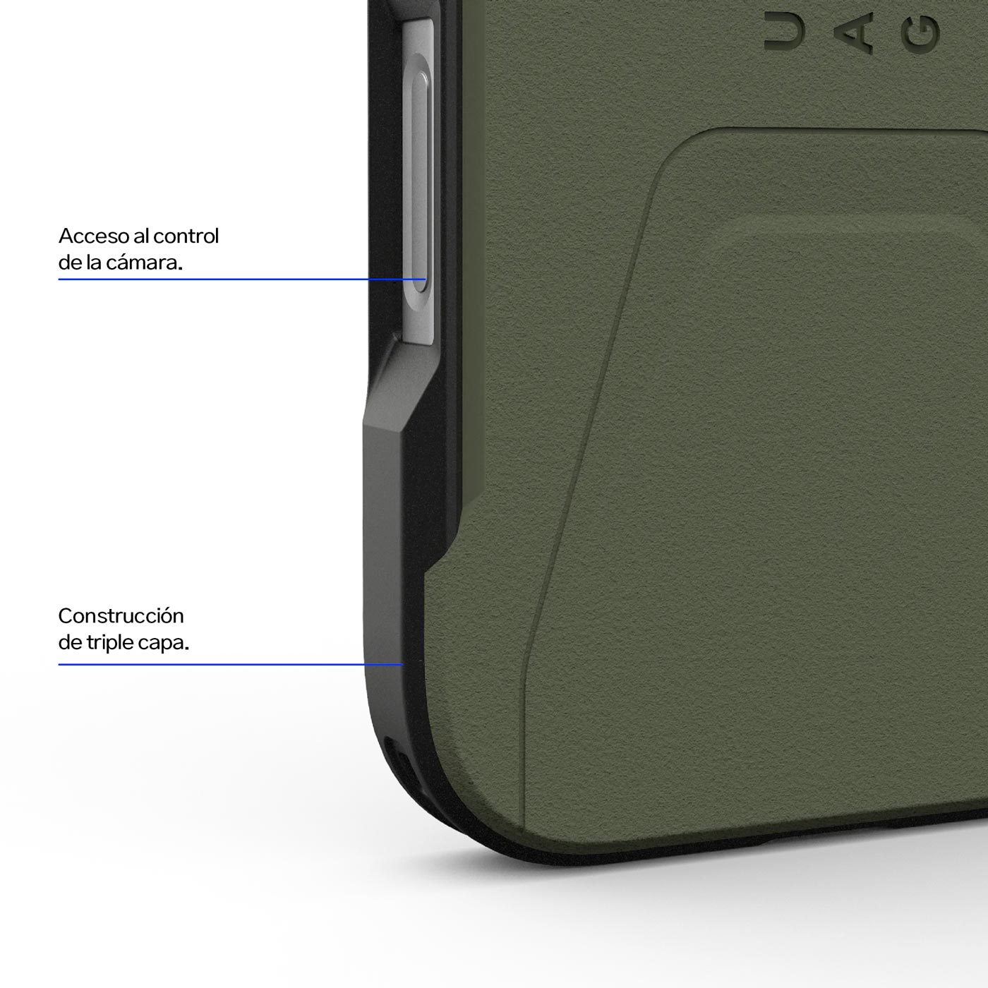 Case UAG Civilian iPhone 17 (MagSafe) - Olive/Orange