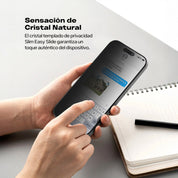 Protector de Pantalla Vidrio Ringke Easy Slide Anti-espía iPhone 17 Pro Max (Instalador) 2 UND