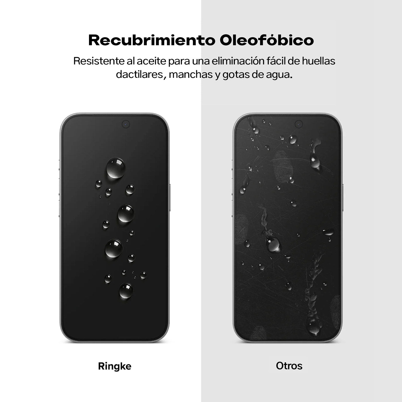 Protector de Pantalla Vidrio Ringke Easy Slide Anti-espía iPhone 17 Pro Max (Instalador) 2 UND