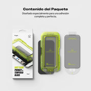 Protector de Pantalla Vidrio Ringke Easy Slide Anti-espía iPhone 17 Pro Max (Instalador) 2 UND