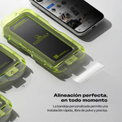 Protector de Pantalla Vidrio Ringke Easy Slide Anti-espía iPhone 17 Pro Max (Instalador) 2 UND