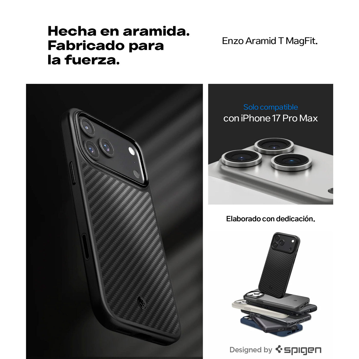 Case Spigen Enzo Aramid T iPhone 17 Pro Max (MagSafe)