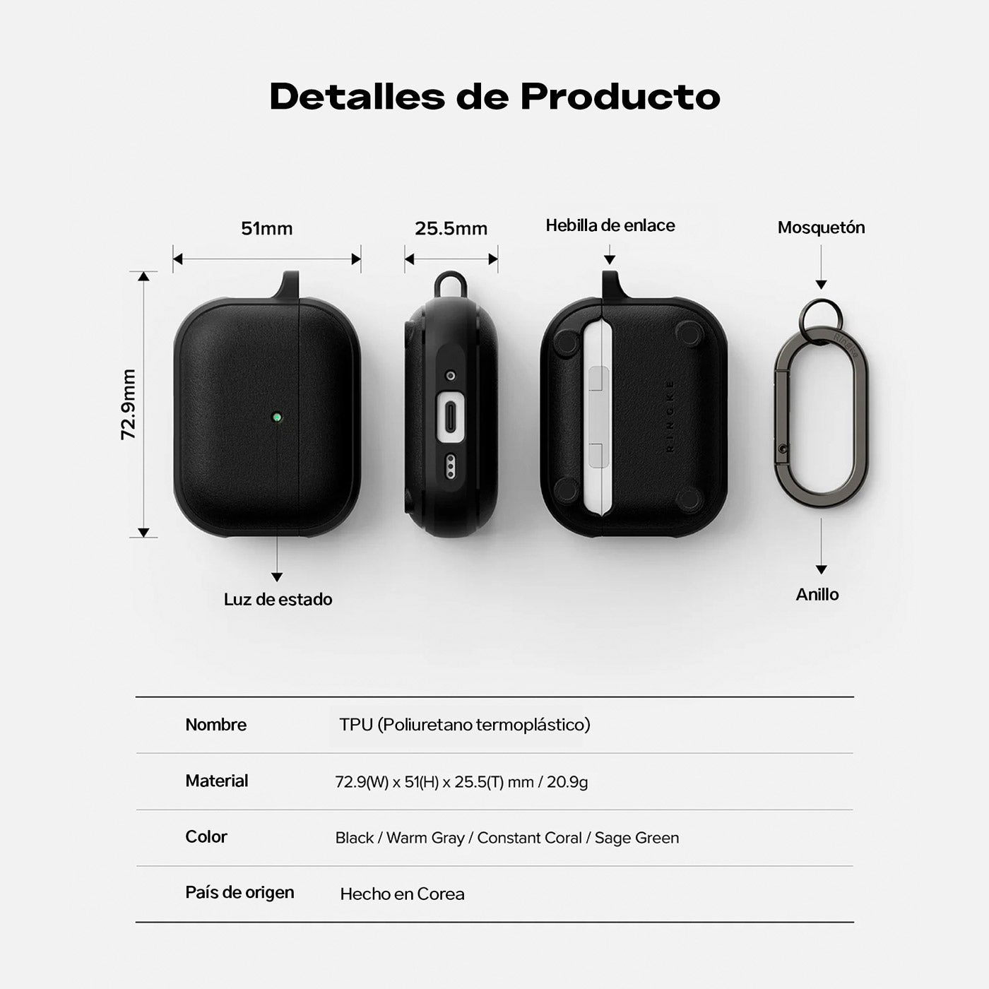 Case Ringke Onyx Magnetic Airpods Pro 3 (MagSafe)