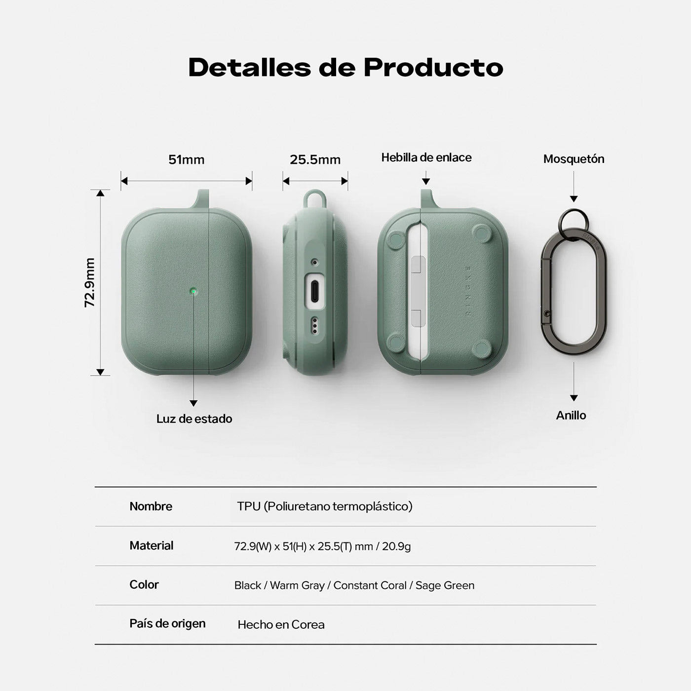 Case Ringke Onyx Magnetic Airpods Pro 3 (MagSafe)