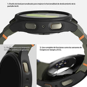 Case Ringke Slim + Protector de Pantalla Vidrio Galaxy Watch 7 (44mm)