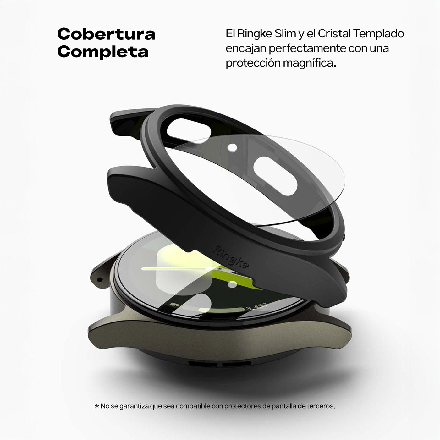 Case Ringke Slim + Protector de Pantalla Vidrio Galaxy Watch 7 (44mm)