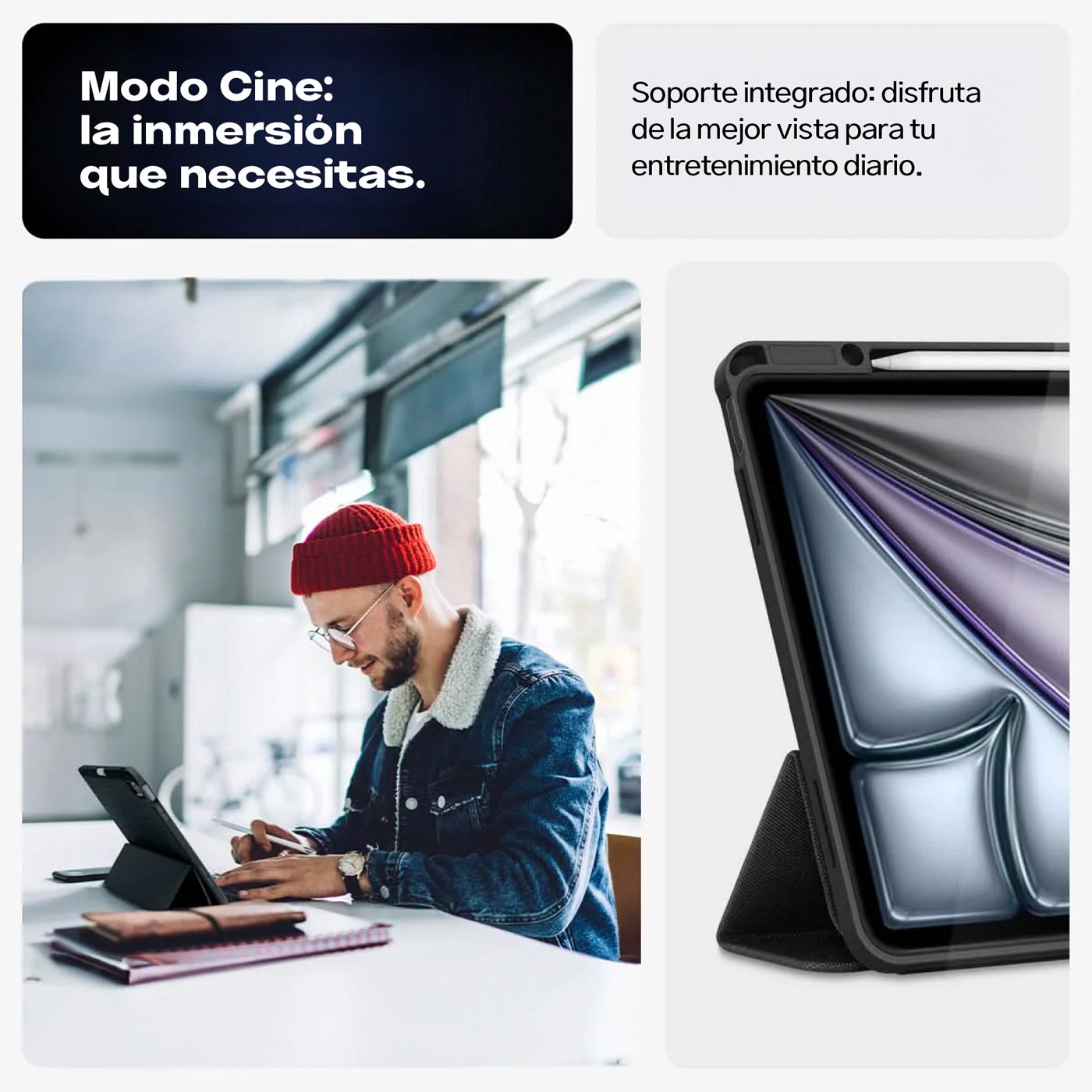 Case Spigen Urban Fit Smart iPad Air 11" M3 (2025) / M2 (2024) / 10.9" (5th y 4th gen)