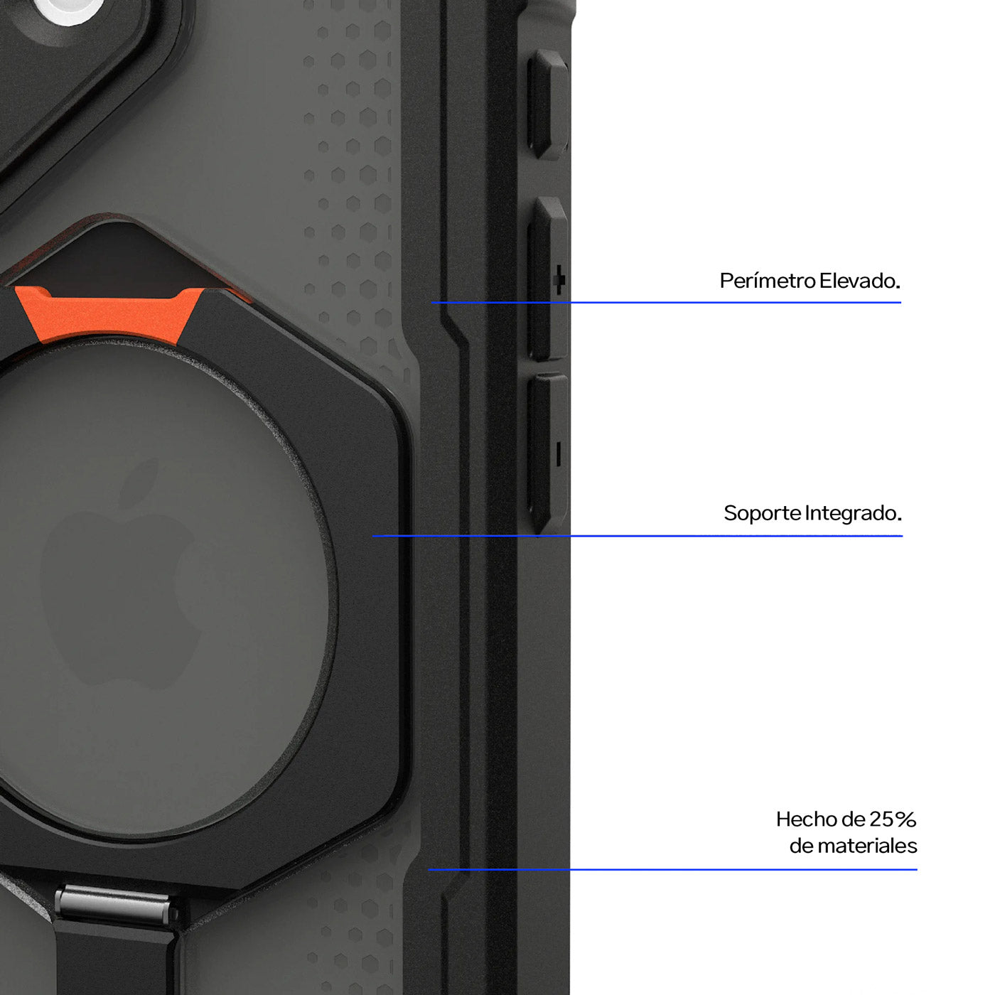 Case UAG Plasma XTE iPhone 17 (MagSafe) - Black / Orange