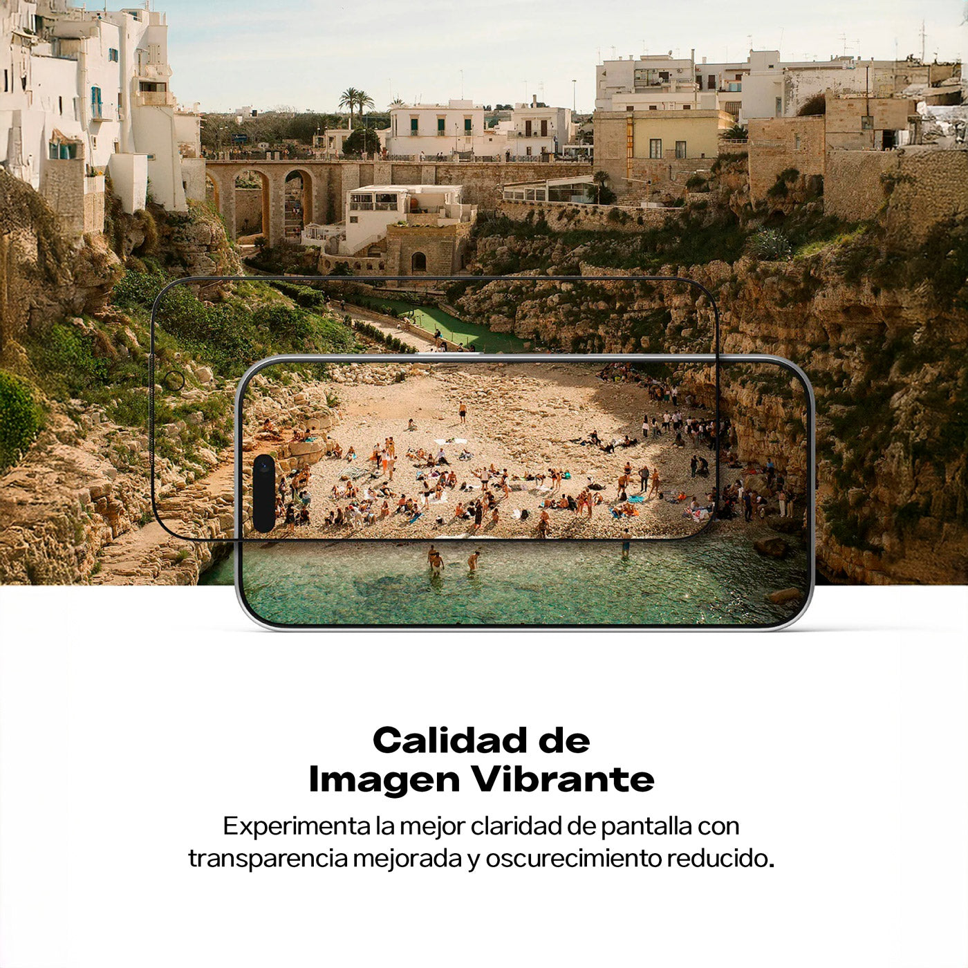 Protector de Pantalla Vidrio Ringke Easy Slide Anti-espía iPhone 17 Air (Instalador) 2 UND