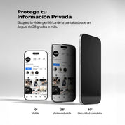 Protector de Pantalla Vidrio Ringke Easy Slide Anti-espía iPhone 17 Air (Instalador) 2 UND