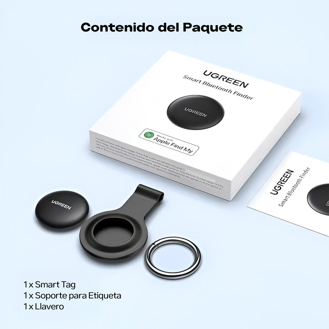 UGREEN Bluetooth SmartTag para iPhone, iPad y Mac - 60387