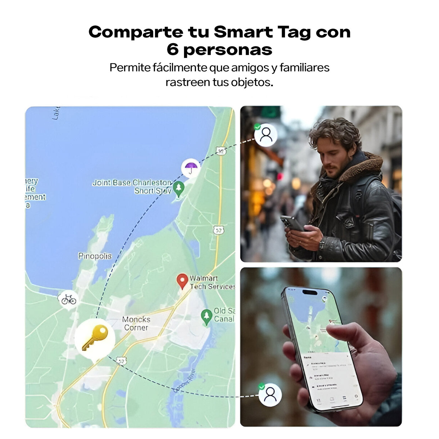 UGREEN Bluetooth SmartTag para iPhone, iPad y Mac - 60387