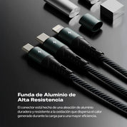 Cargador Ringke Multi Carga Rápida 3-en-1 (1.2 Metros)